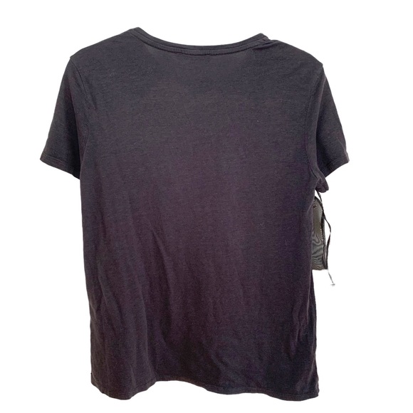 Zara Trafaluc Run Away Black Eagle Ruffle Tee - Picture 4 of 7